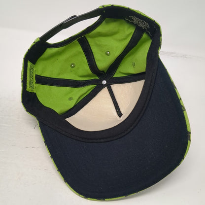 Teenage Mutant Ninja Turtles 5 Panel Green One Size Shell Print Snapback Hat
