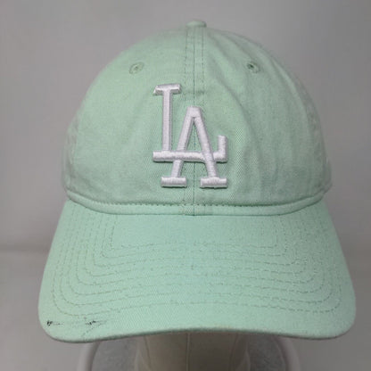 New Era Men's Sideback Hat Green OSFM Embroidered LA Dodgers Logo 9Twenty