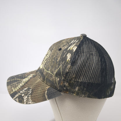 Davis Tool & Die Snapback Trucker Hat Multi One Size Mesh Back Camo