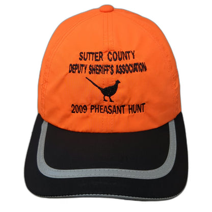 Port Authority Baseball Cap Orange One Size Reflective Sutter County Hunt Hat