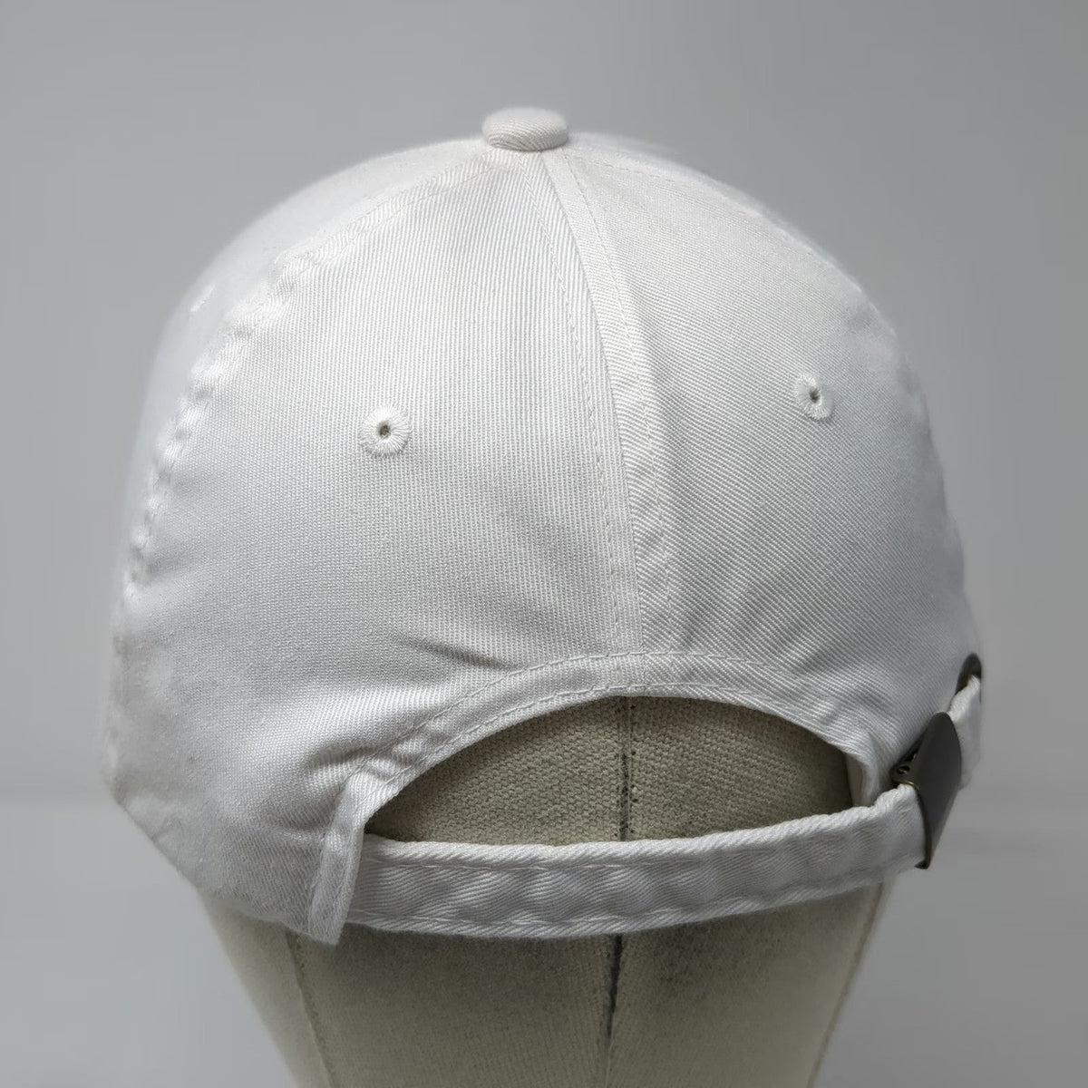 Port Authority Baseball Cap White One Size Robindale Media Logo Slideback Hat