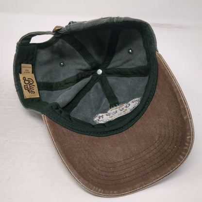 Blue 84 Baseball Cap Green Brown One Size Joseph Oregon Bear Patch Slideback hat