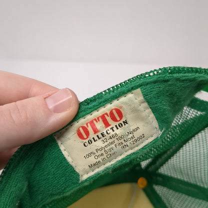 Viva Mexicooo!! Snapback Trucker Hat Green OS Adjustable Mesh Back Rope Otto