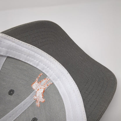 Lolo Pass Idaho Snapback Trucker Hat Gray OS Adjustable Mesh Back Wild West