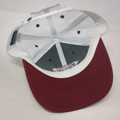 Ouray ATS Pipeline Construction Trucker Hat Blue Red White One Size Mesh Back