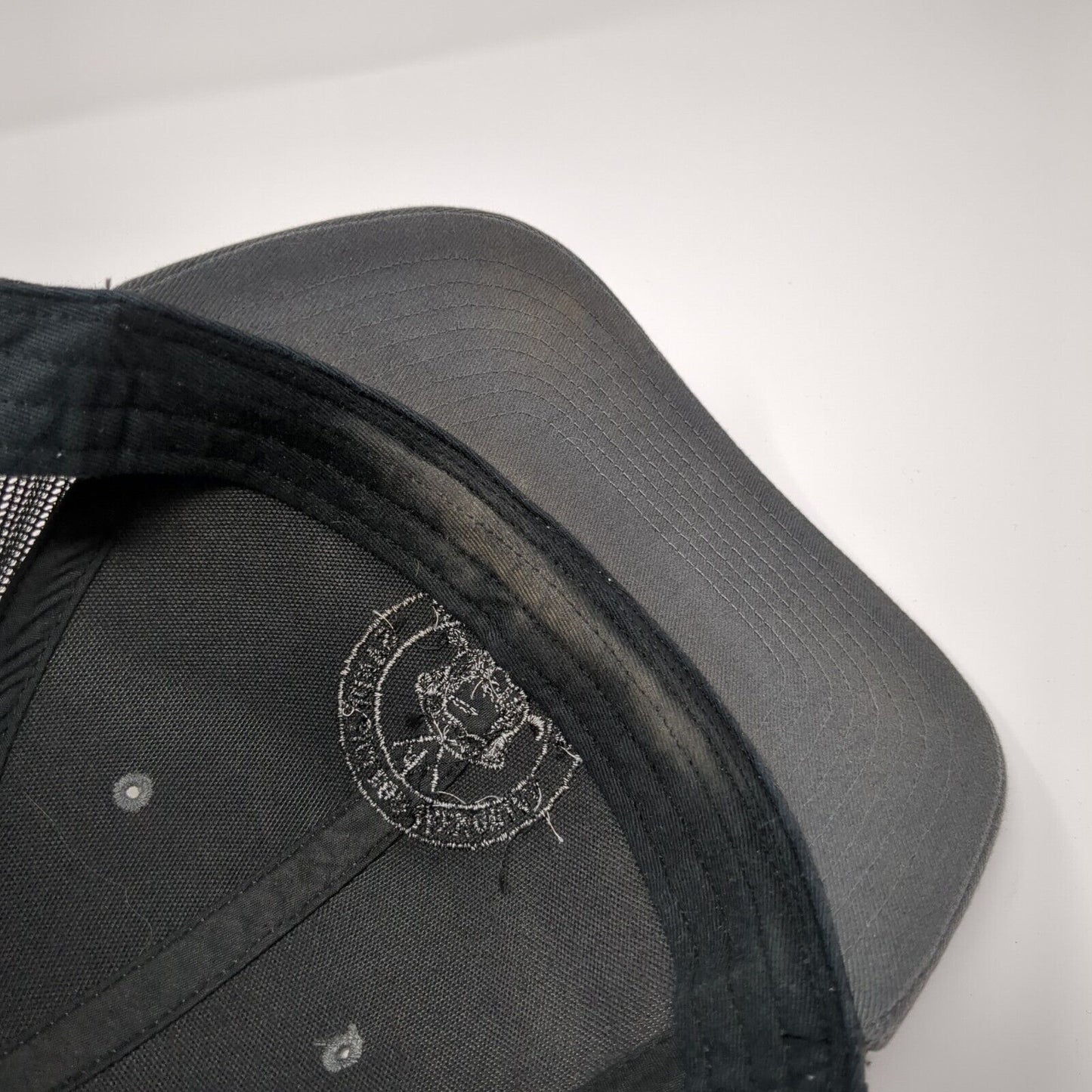 Sandy McLeod Memorial Snapback Trucker Hat Gray One Size Mesh Back