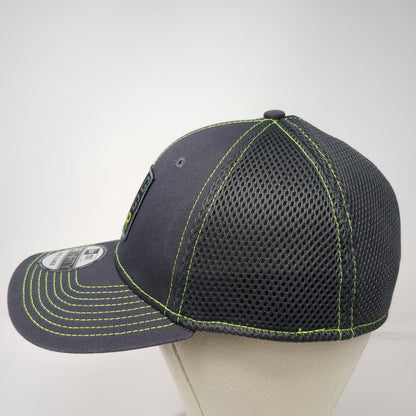 New Era Baseball Cap Gray XL Big Dog SLR Mesh Back Stretch Fit Stitching Hat