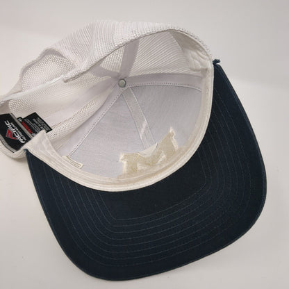 Michigan Snapback Trucker Hat Blue OS Adjustable Mesh Back Pacific Headwear