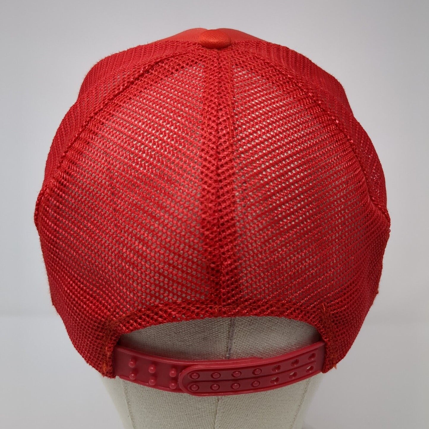 James Bayou Catfish Cookers Snapback Rope Trucker Hat Red One Size