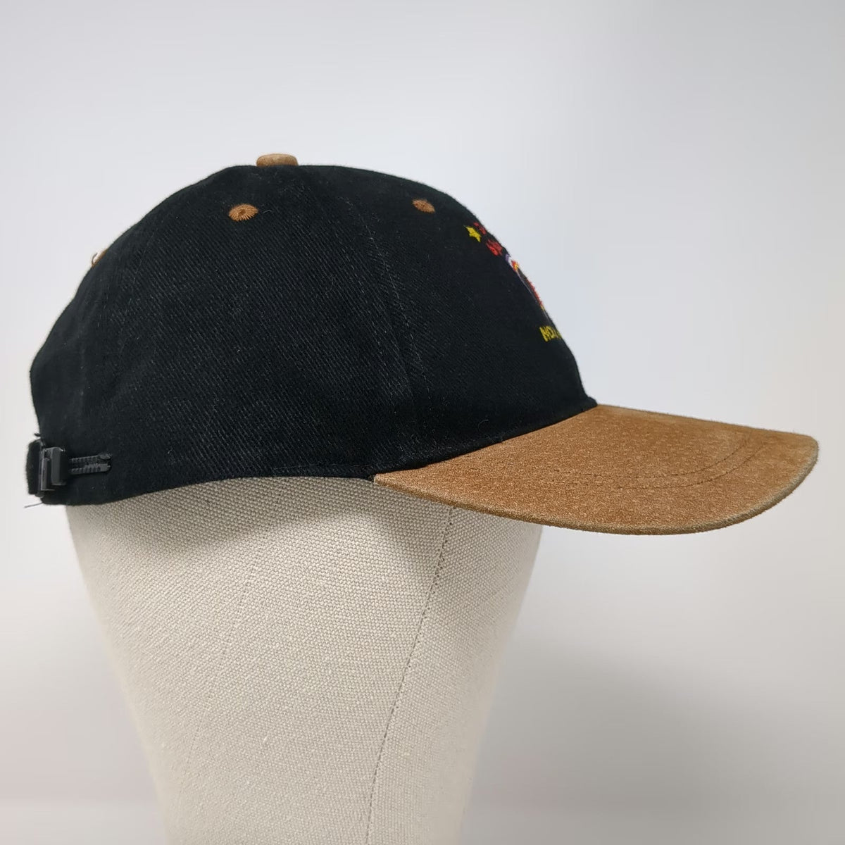 US Basic Baseball Cap Black One Size D-Day SHAEF Normandie Suede Brim Hat
