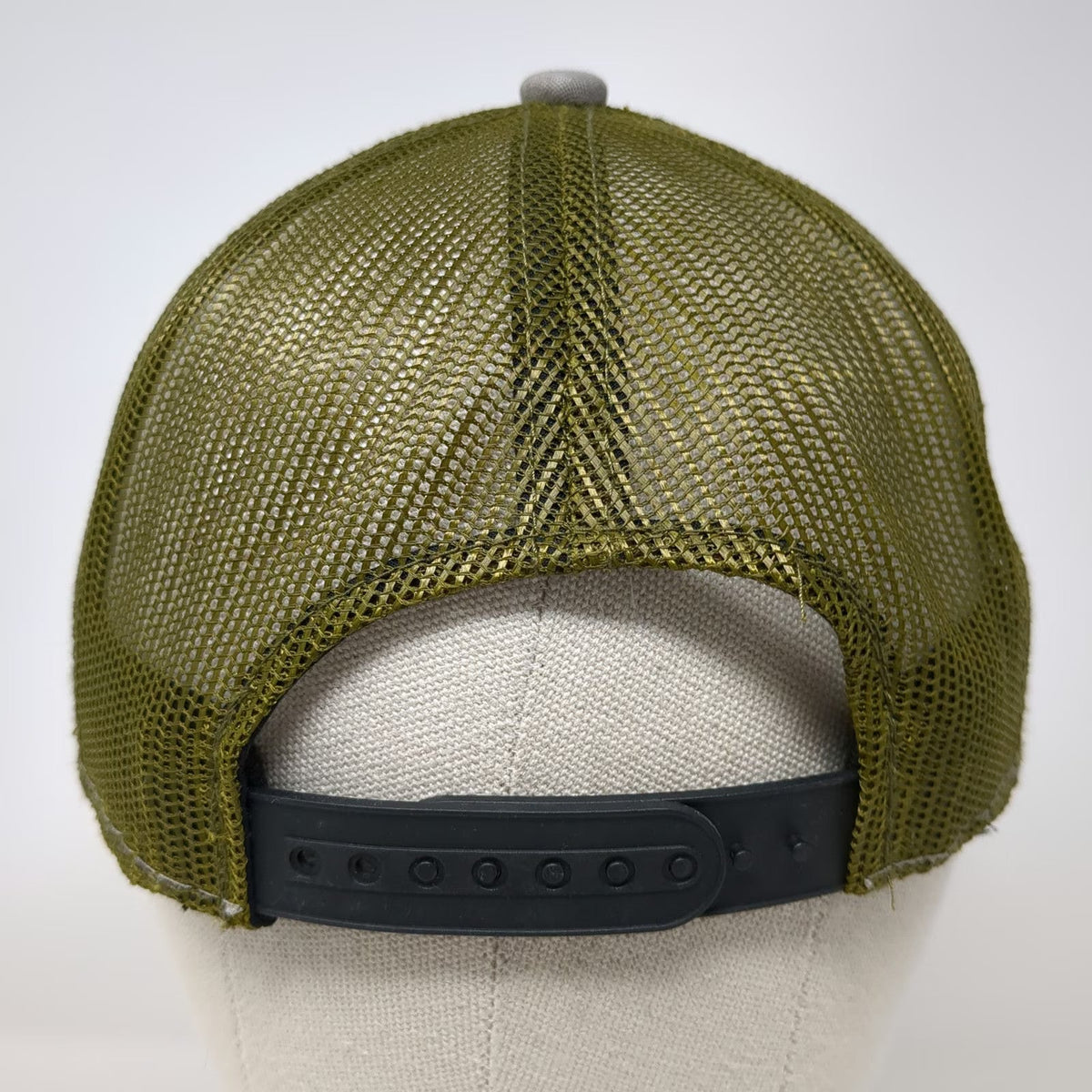 Realtree Trucker Hat Gray One Size Mesh Back Antler Logo Sunset Patch Snapback