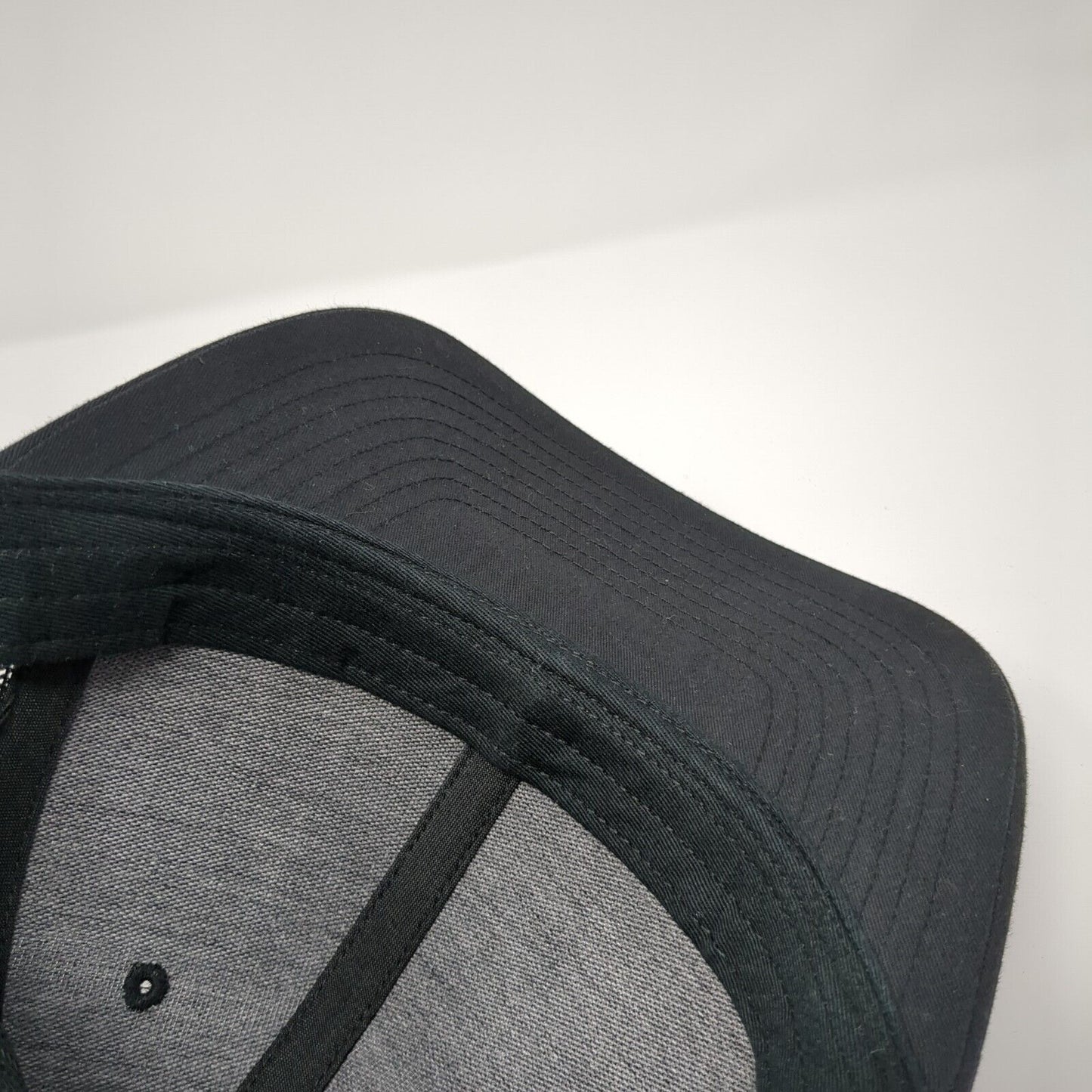 Richardson Snapback Trucker Hat Black OS Adjustable Mesh Back 6 Panel Blank