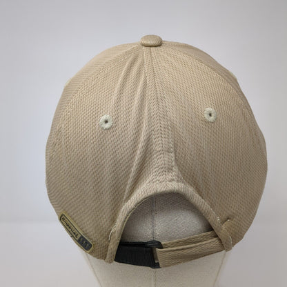 Imperial Strapback Hat Tan One Size Adjustable Embroidered 6 Panel