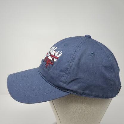 Captain Hook's Big Pine Key Strapback Hat Blue One Size Adjustable Ouray