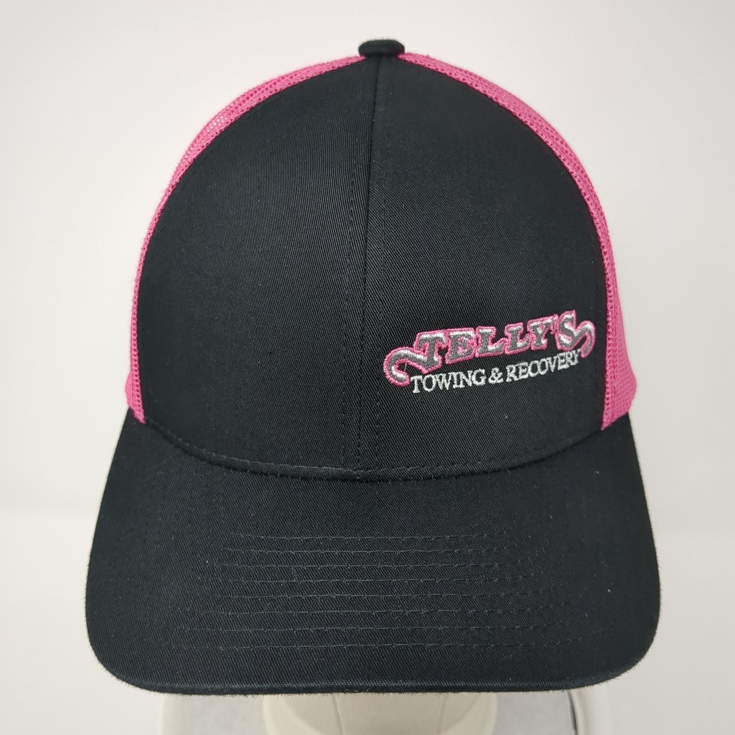 Telly's Towing & Recovery Trucker Hat Multicolor One Size Adjustable Mesh Back