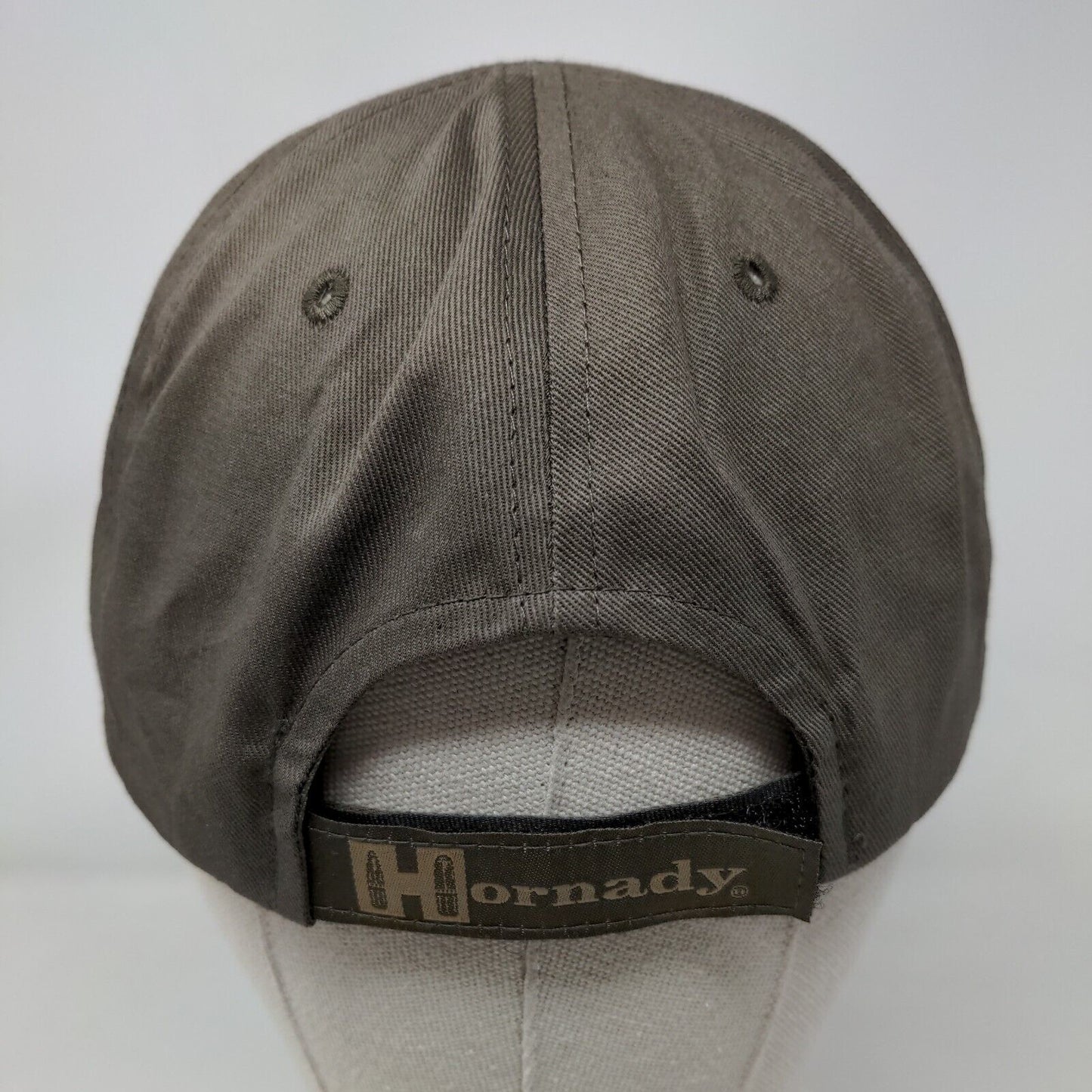 Hornady Strapback Hat Brown Embroidered Bullets Logo Autographed Signed