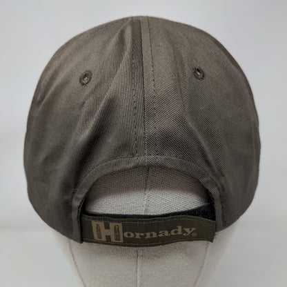 Hornady Strapback Hat Brown Embroidered Bullets Logo Autographed Signed