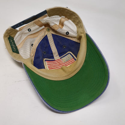 Redfish Lake Lodge Snapback Mesh Back Trucker Hat Blue One Size Legacy