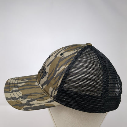 Rescued Snapback Trucker Hat Camouflage M/L Adjustable Mesh Back Richardson