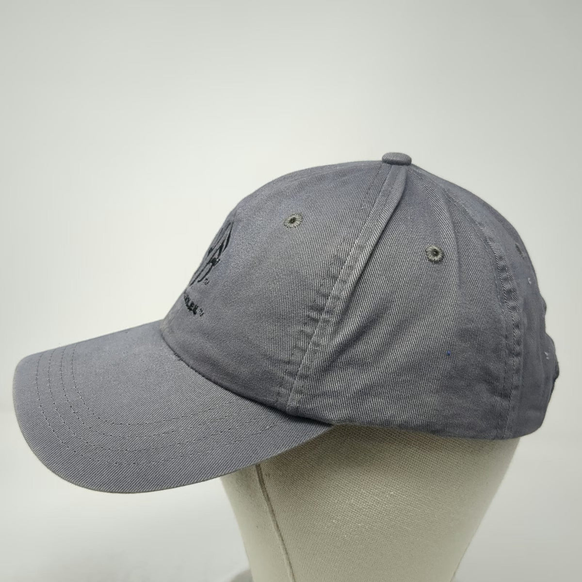 Cirque du Soleil KA Gray Baseball Cap One Size Strapback Adjustable Hat Logo