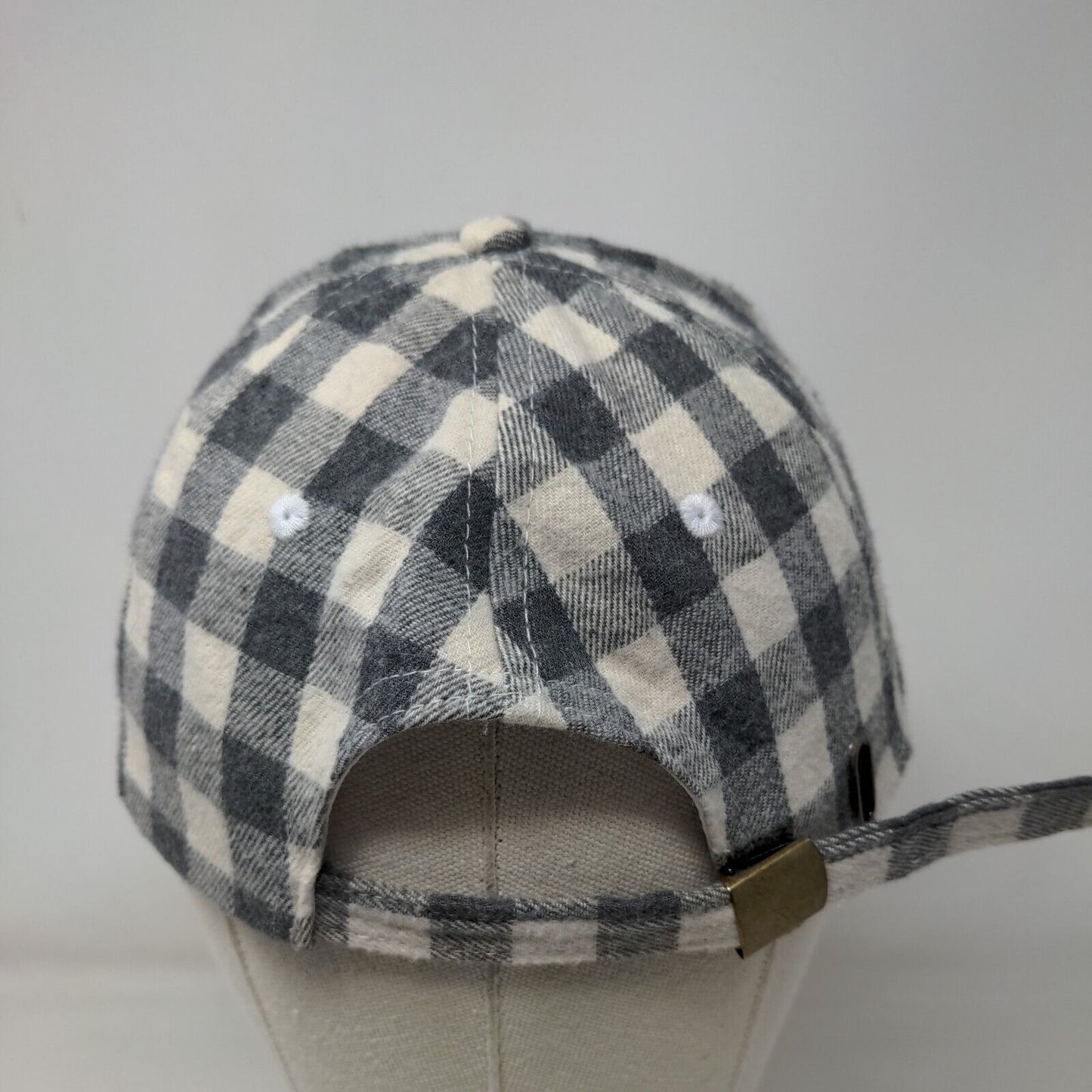 Cocus Pocus Slideback Hat Multicolor One Size Buffalo Check Plaid 6 Panel