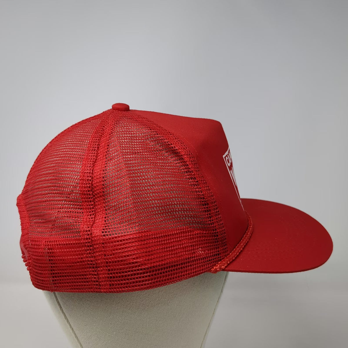 Campaign 94 World Class Cooking Team Red Trucker Hat One Size Snapback Rope Mesh