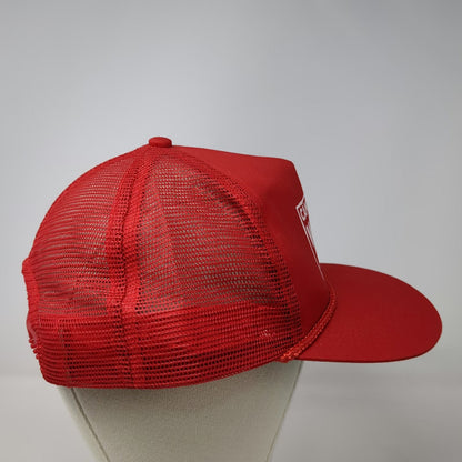 Campaign 94 World Class Cooking Team Red Trucker Hat One Size Snapback Rope Mesh