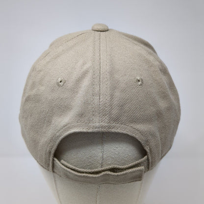 Trout Fish Strapback Hat Tan One Size Adjustable Embroidered 6 Panel Cobra