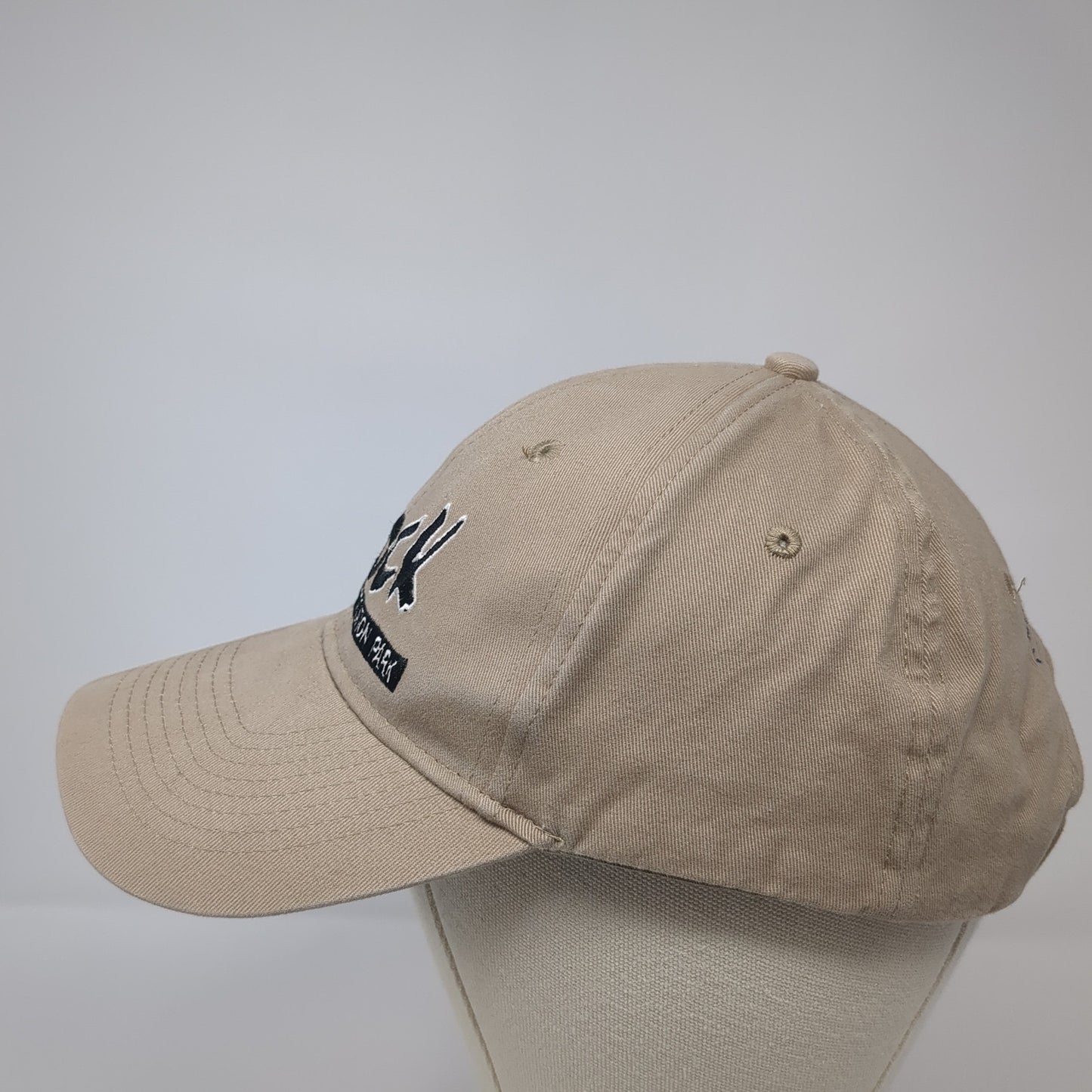 K-Rock Recreation Park Baseball Cap Brown One Size Adjustable Embroidered KC
