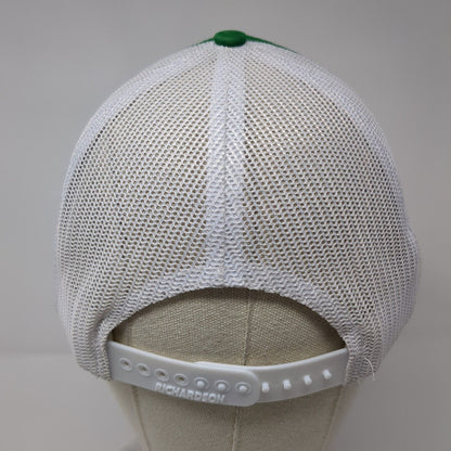 Younglife Snapback Trucker Hat Green OSFA Adjustable Mesh Back Richardson