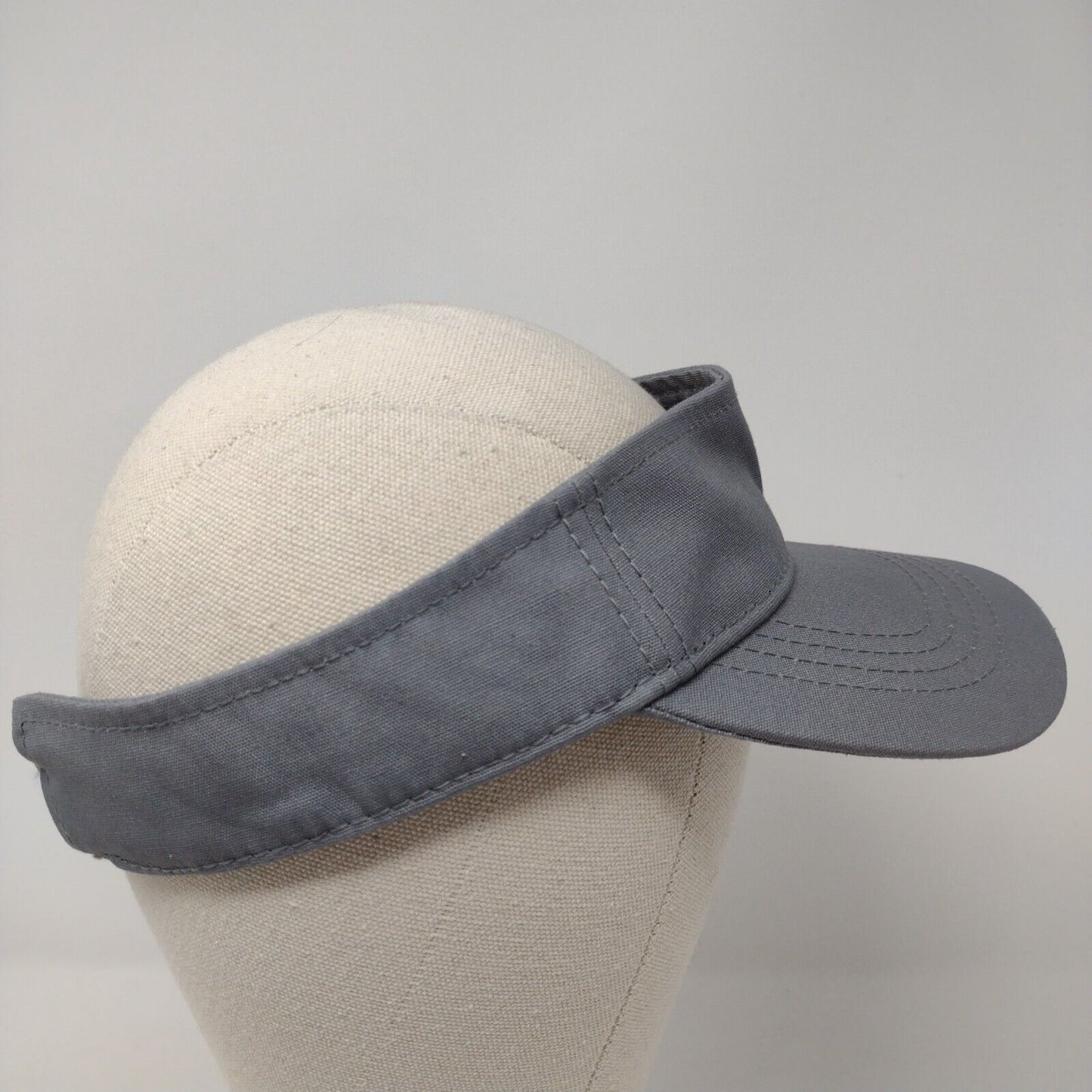Unbranded Sun Visor Hat Gray OSFA Adjustable Lightweight Outdoor Blank