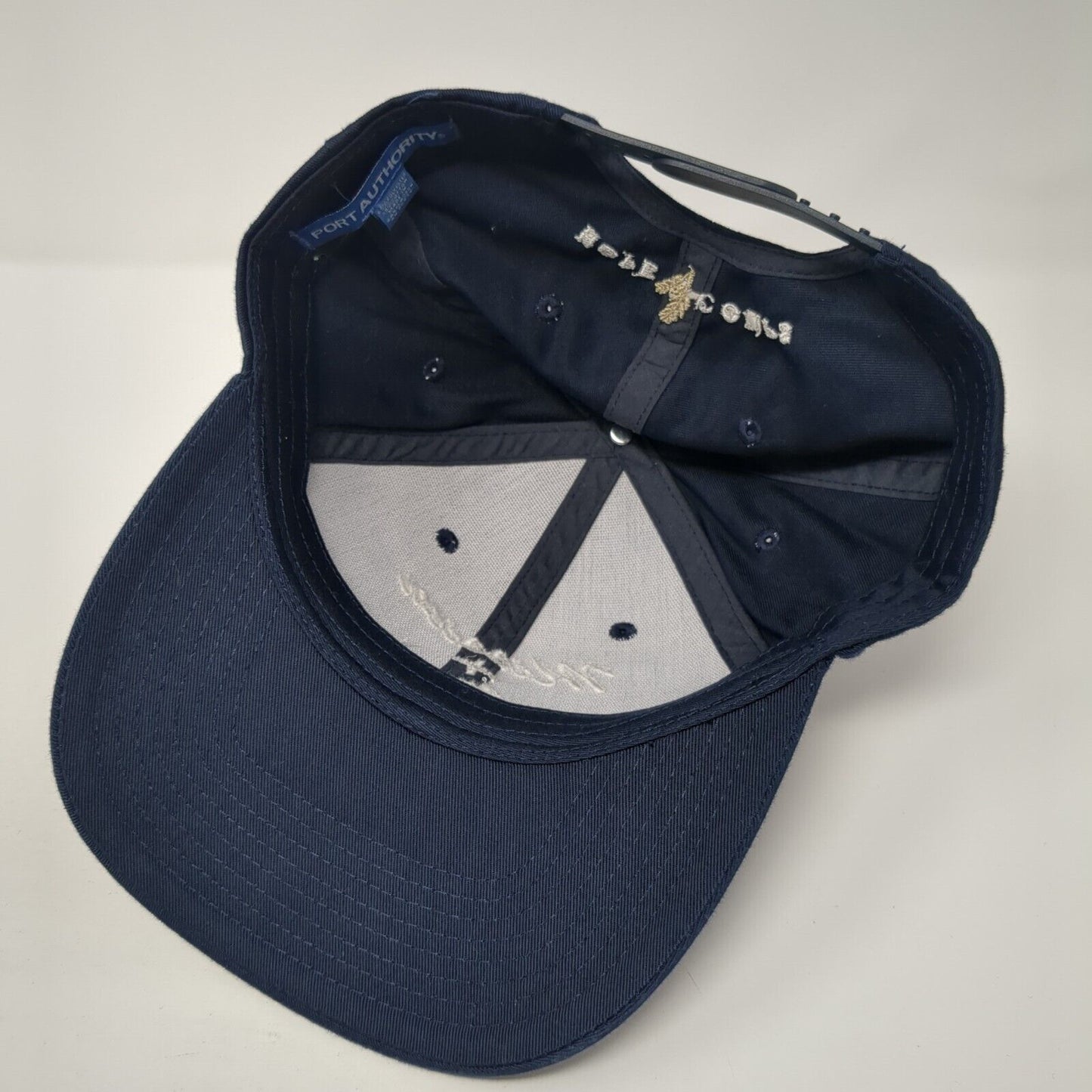 Mission + Aires Hope Corps Snapback Hat Blue One Size Adjustable Port Authority