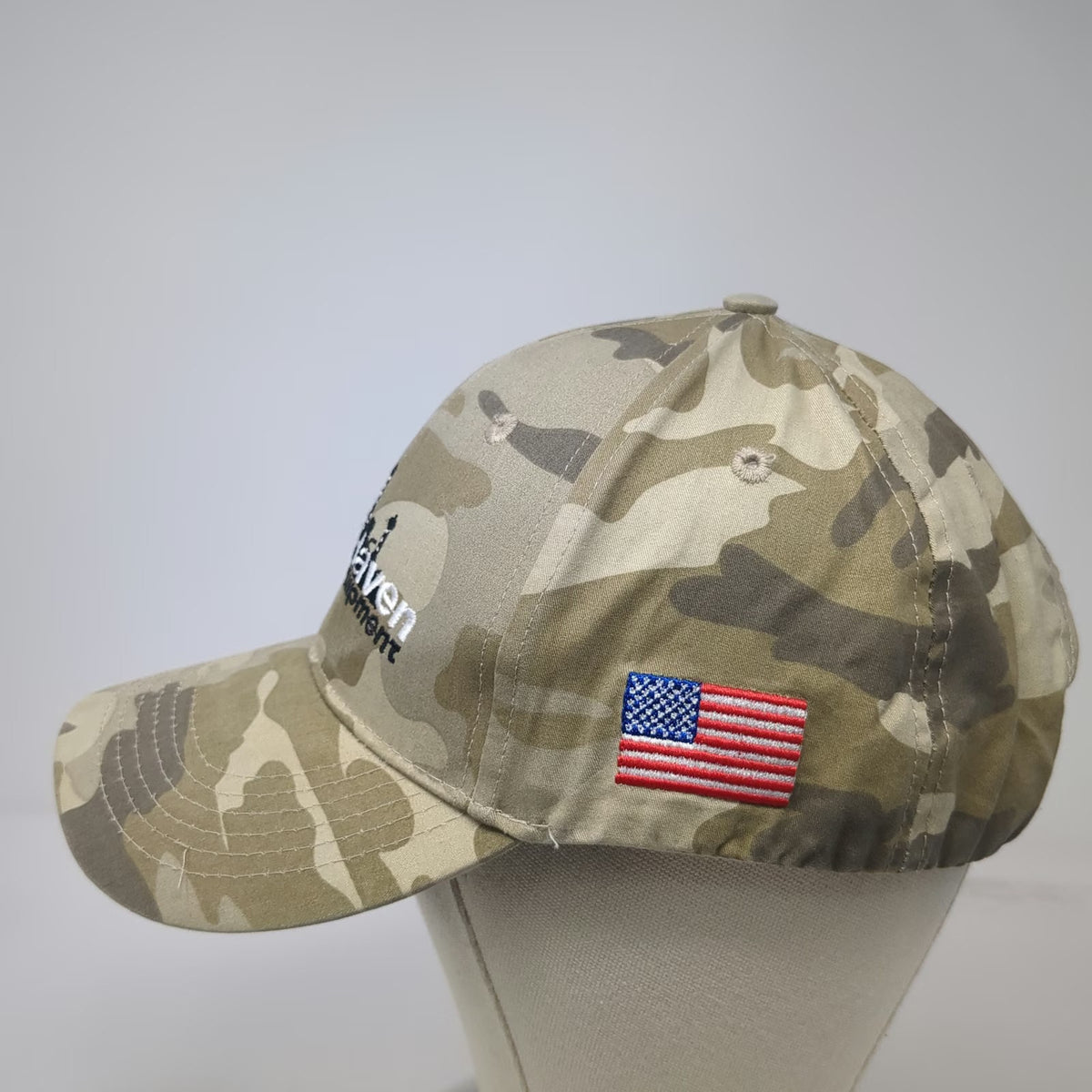 N&D Sports New Haven Moving Equipment Baseball Cap Beige Camo One Size USA Hat