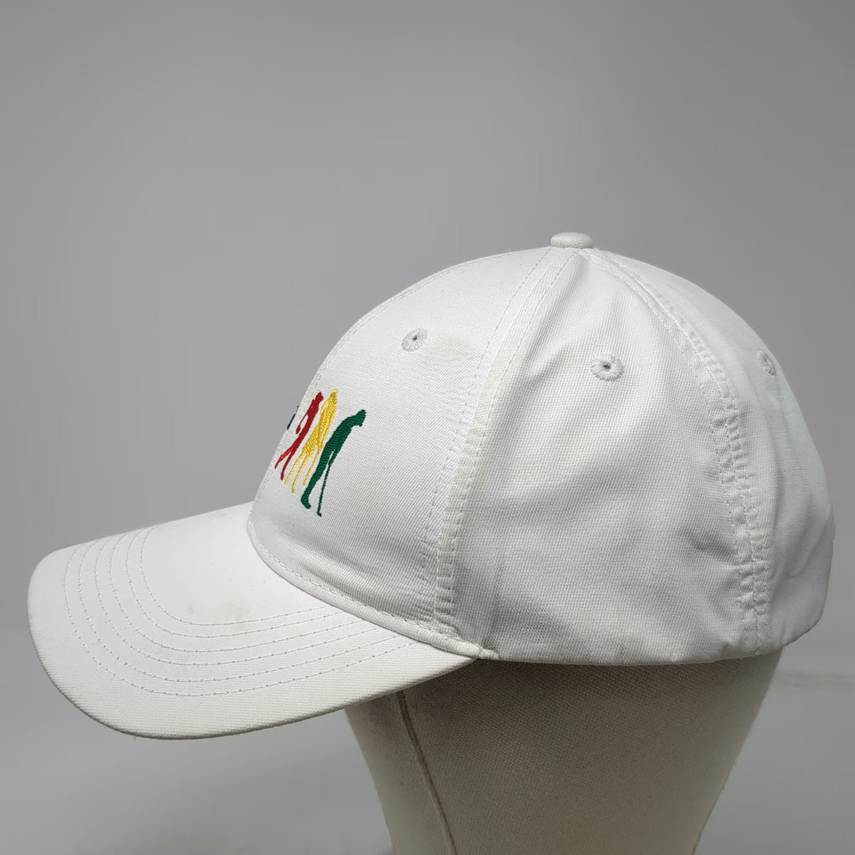 Drive Chip & Putt White One Size Baseball Cap Hat Performance Golf Strapback