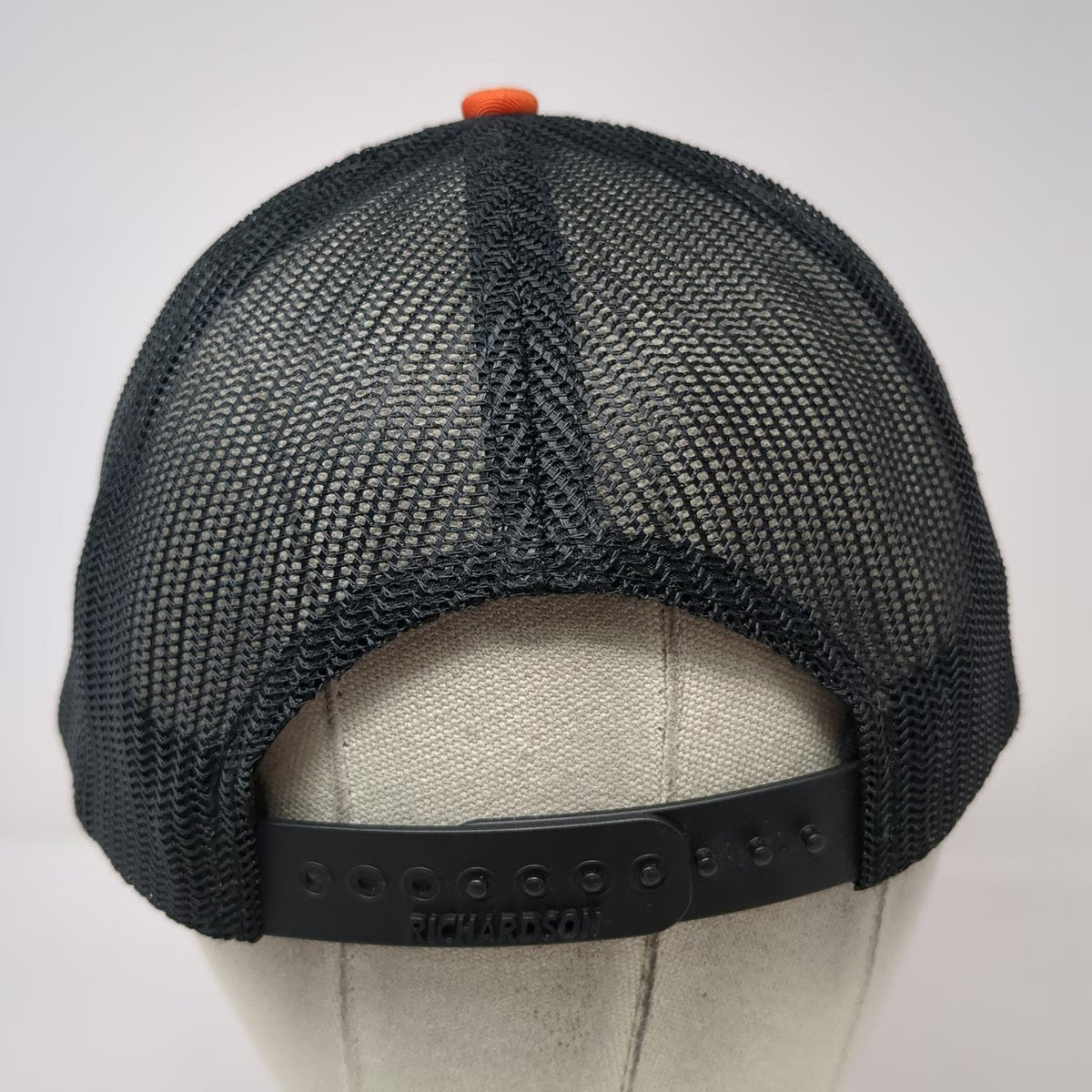 Richardson Trucker Hat Orange Black One Size Snapback Ditch Witch Rockies Patch