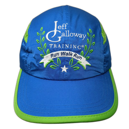 Leslie Jordan Baseball Cap Blue One Size Performance Mesh Training Marathon Hat
