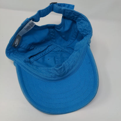 Nike Swoosh Slideback Hat Blue OSFA Adjustable Embroidered Just Do It