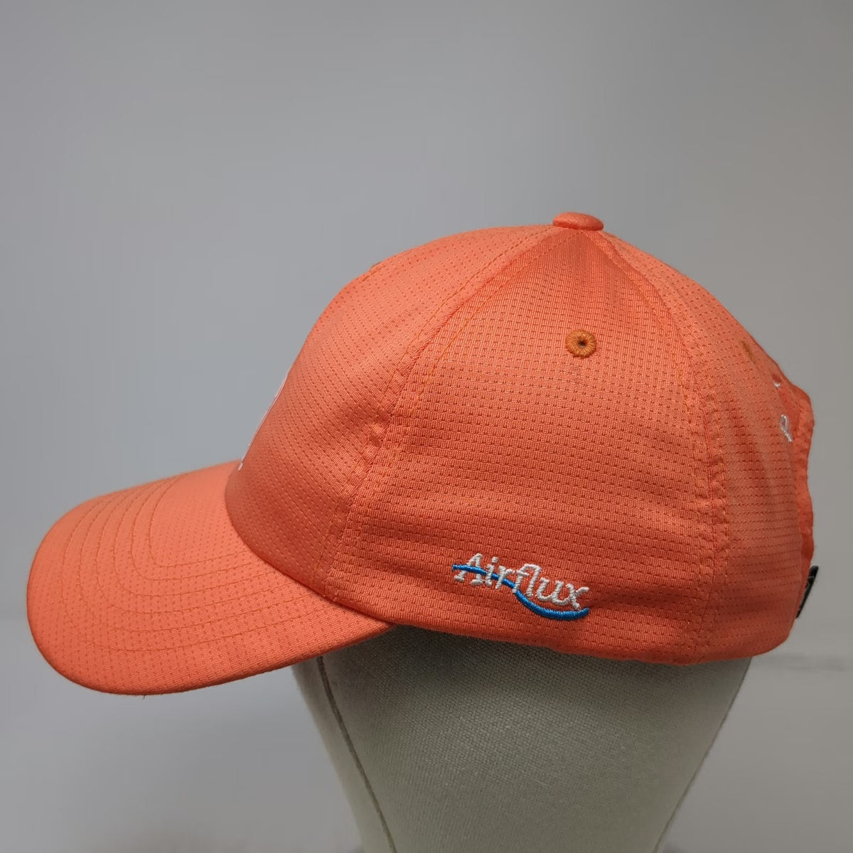 PGA Tour Strapback Orange One Size Airflux Breathable Performance Mesh Golf Hat
