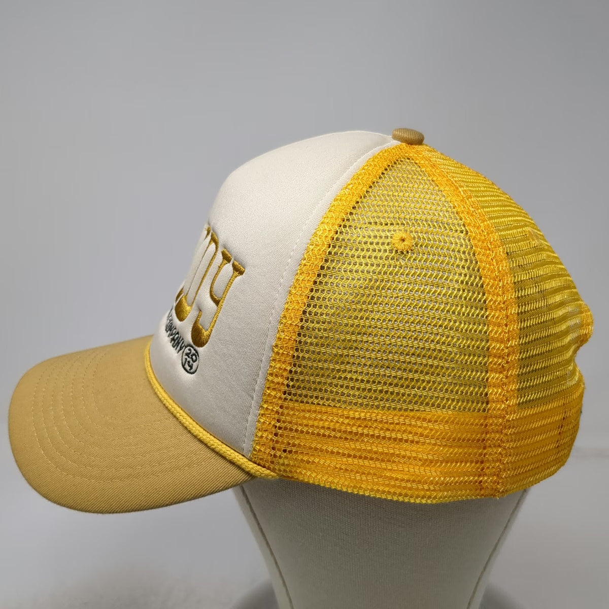 Sendero Provisions Co Trucker Hat Yellow One Size Rowdy Mesh Rope Snapback