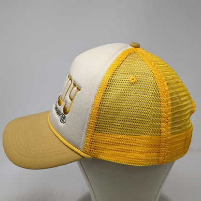 Sendero Provisions Co Trucker Hat Yellow One Size Rowdy Mesh Rope Snapback