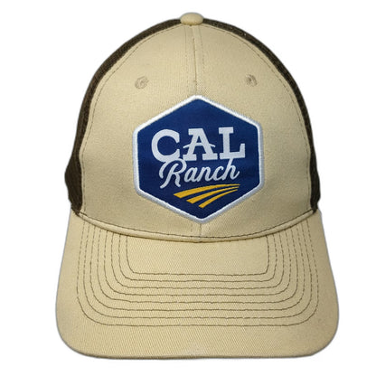 Trucker Hat Brown OSFM CAL Ranch Federal Ammunition Snapback Mesh Patch US Flag