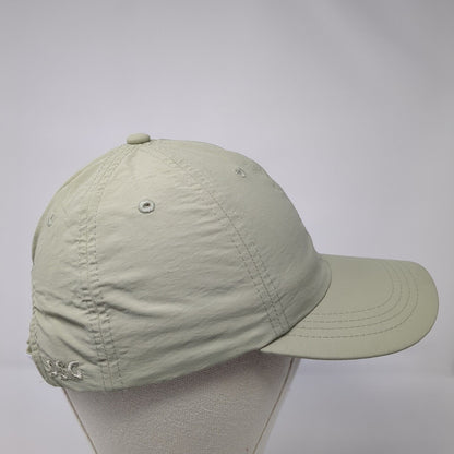 Unbranded Strapback Hat Tan One Size Adjustable Embroidered 6 Panel Blank
