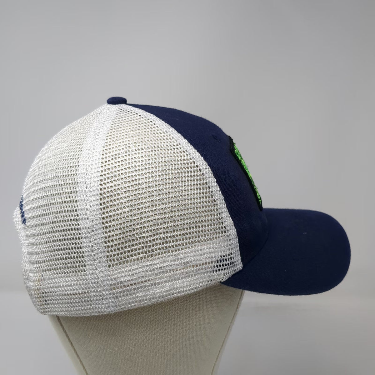 Vie Trucker Hat Blue One Size Idaho Payette River Cascade Raft Kayak Mesh Back