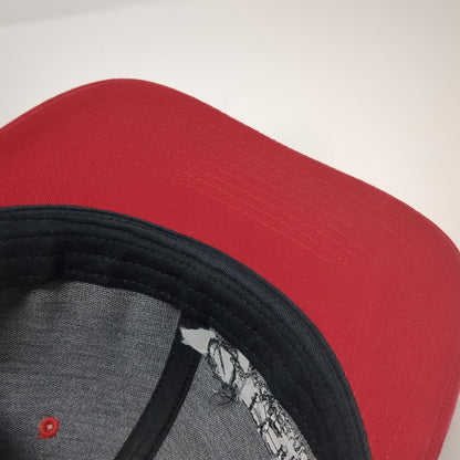 TOP Ag Services Snapback Trucker Hat Red One Size Mesh Back Richardson