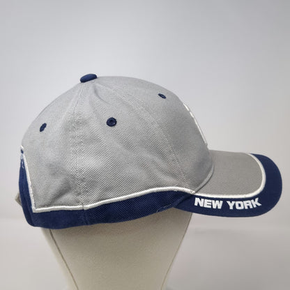 New York Yankees MLB T.E.I. Gray Baseball Cap One Size Strapback Embroidered Hat