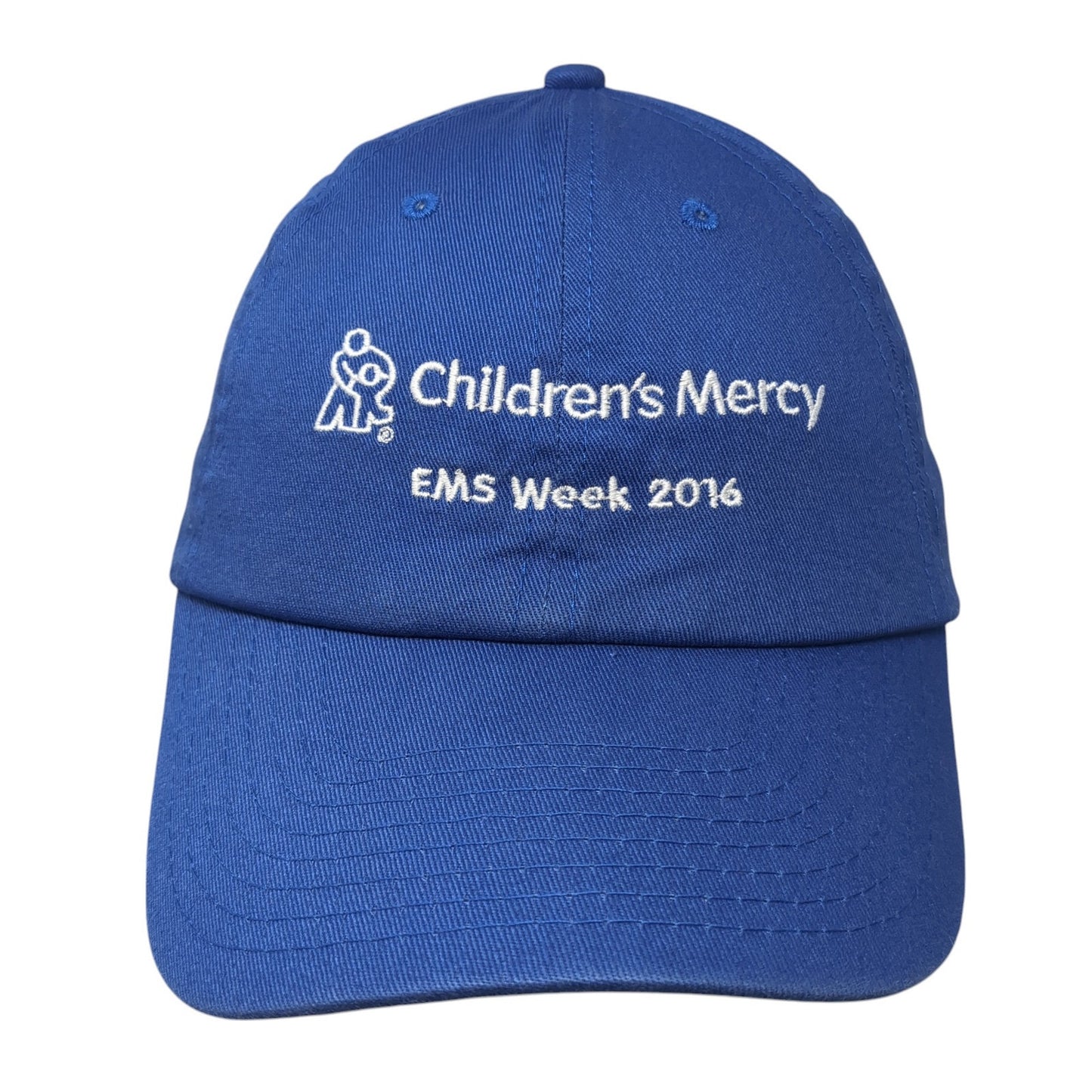 Children's Mercy EMS Week 2016 Strapback Hat Blue One Size Adjustable