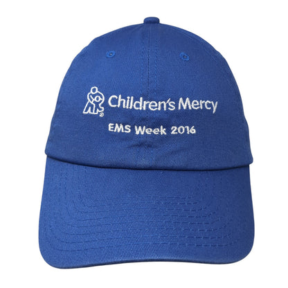 Children's Mercy EMS Week 2016 Strapback Hat Blue One Size Adjustable