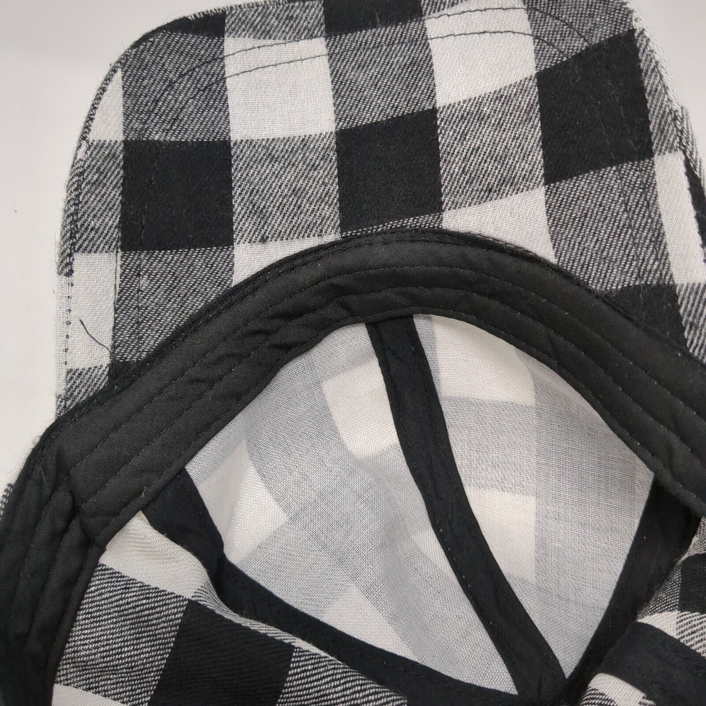 Unbranded Strapback Hat Multi One Size Buffalo Plaid Check Adjustable