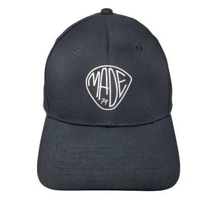 Made 79 Snapback Hat Black OSFA Adjustable 6 Panel Vent Holes TaylorMade