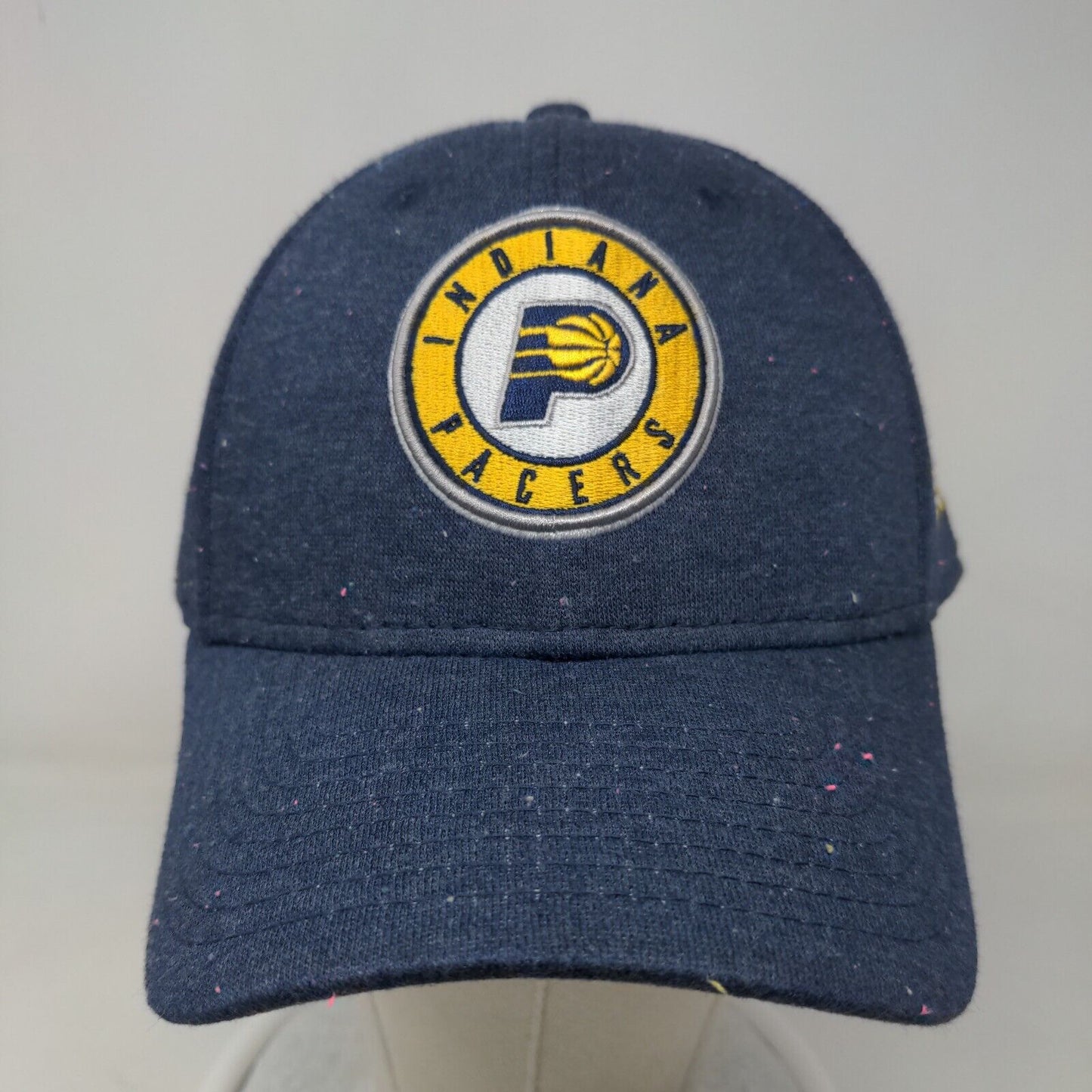 New Era Indiana Pacers Slideback Hat Blue Embroidered Logo NBA